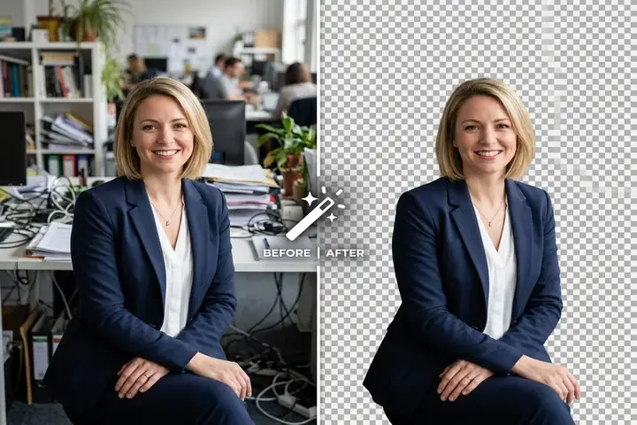 AI Background Remover instantly isolates subjects from photos and videos